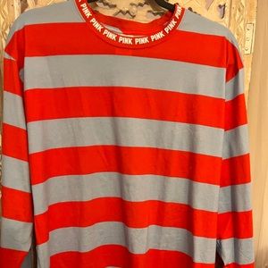 PINK Victoria’s Secret long sleeve striped tee